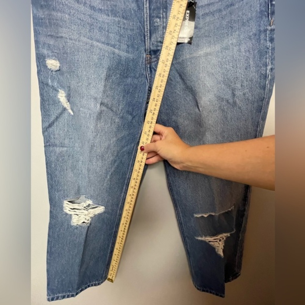 NWT Express Dad Jeans Size 10 - Picture 4 of 6